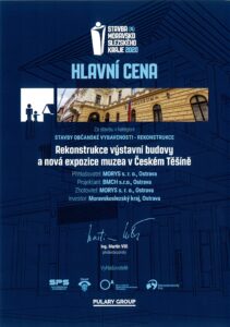 Rekonstrukce výstavní budovy a nová expozice muzea v Ćeském Těšíně
